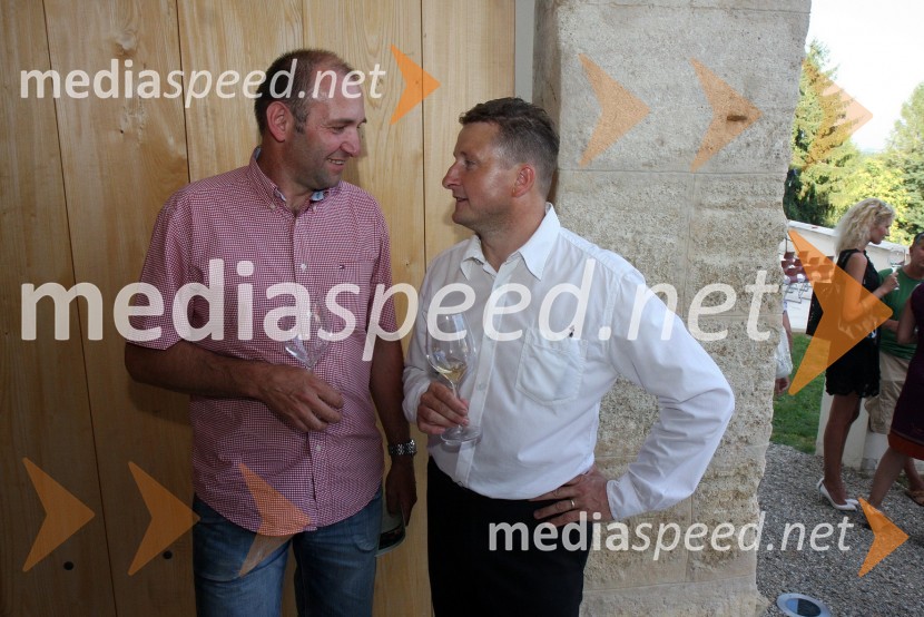 Mirč Valdhuber, vinarstvo Valdhuber in Danilo Steyer, vinogradništvo Steyer vinaSalon Traminec 2010