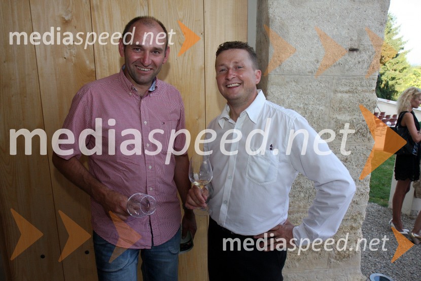 Mirč Valdhuber, vinarstvo Valdhuber in Danilo Steyer, vinogradništvo Steyer vinaSalon Traminec 2010