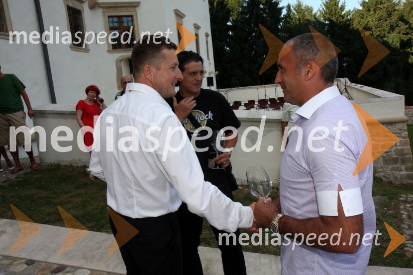 Danilo Steyer, vinogradništvo Steyer vina in Darko Milanič, trener NK MariborSalon Traminec 2010