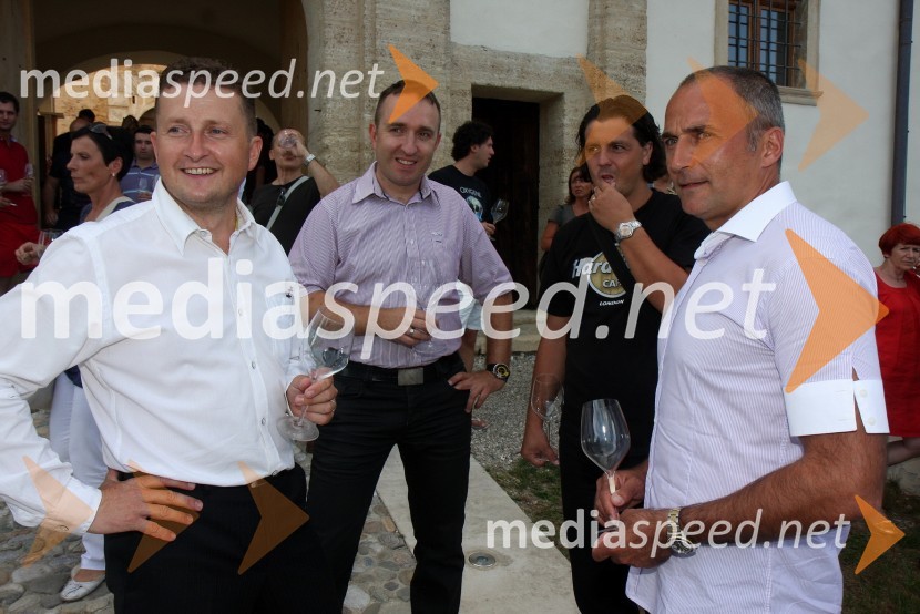 Danilo Steyer, vinogradništvo Steyer vina, Borut Cvetko, Mediaspeed, Zlatko Zahovič, športni direktor NK Maribor in Darko Milanič, trener NK MariborSalon Traminec 2010