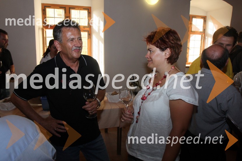 Anton Kampuš, župan občine Gornja Radgona in mag. Tanja Buzeti, direktorica, Center za zdravje in razvoj Murska Sobota
Salon Traminec 2010