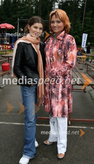 Natalija Bratkovič, voditeljica televizije RTS in Natalija Kolšek, pevka10 let televizije RTS Maribor