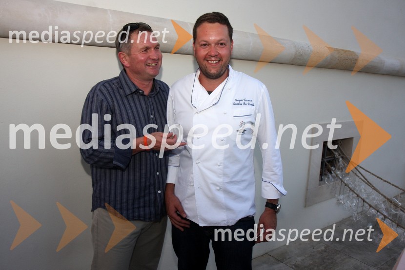 Matjaž Kek, selektor slovenske nogometne reprezentance in Gašpar Čarman, Gostilna pri DaniluSalon Traminec 2010