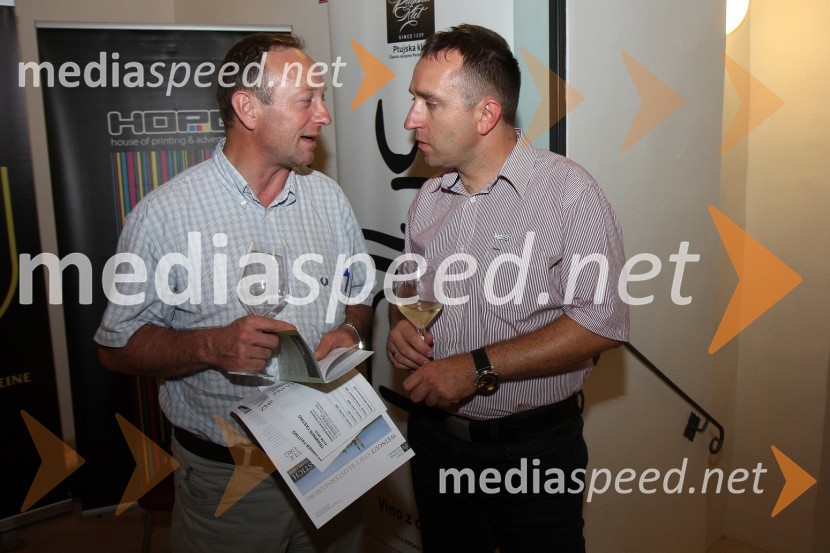 Stane Kocutar, odgovorni urednik Radia Maribor in Borut Cvetko, MediaspeedSalon Traminec 2010