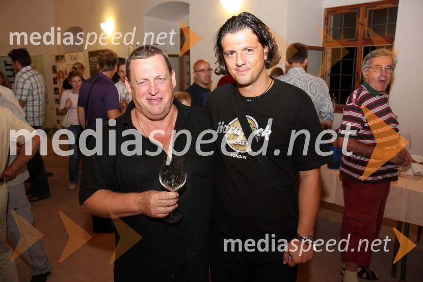 Stojan Ščurek, vinar in Zlatko Zahovič, športni direktor NK MariborSalon Traminec 2010