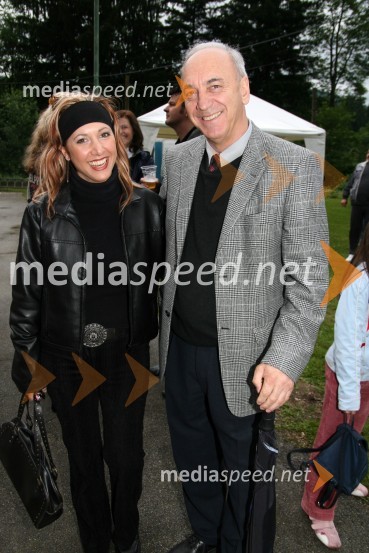 Natka Geržina, glasbena menedžerka in Janez Ujčič, lastnik televizije RTS Maribor10 let televizije RTS Maribor