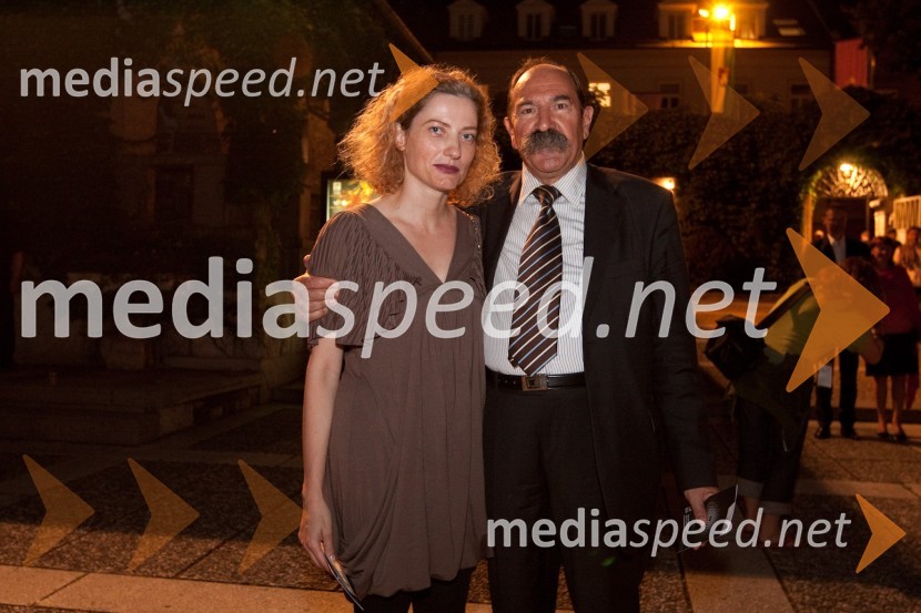 Hermina Kovačič, urednica Diners Club Magazine in Marijan Zlobec, novinarFestival Ljubljana 2010: Watching others, balet