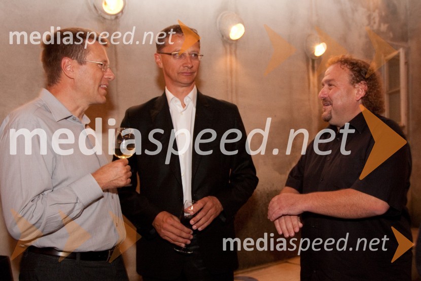 Samuel Žbogar, zunanji minister, Igor Lukšič, minister za šolstvo in šport in Darko Brlek, direktor Festivala LjubljanaFestival Ljubljana 2010: Watching others, balet