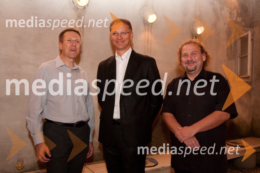 Samuel Žbogar, zunanji minister, Igor Lukšič, minister za šolstvo in šport in Darko Brlek, direktor Festivala LjubljanaFestival Ljubljana 2010: Watching others, balet