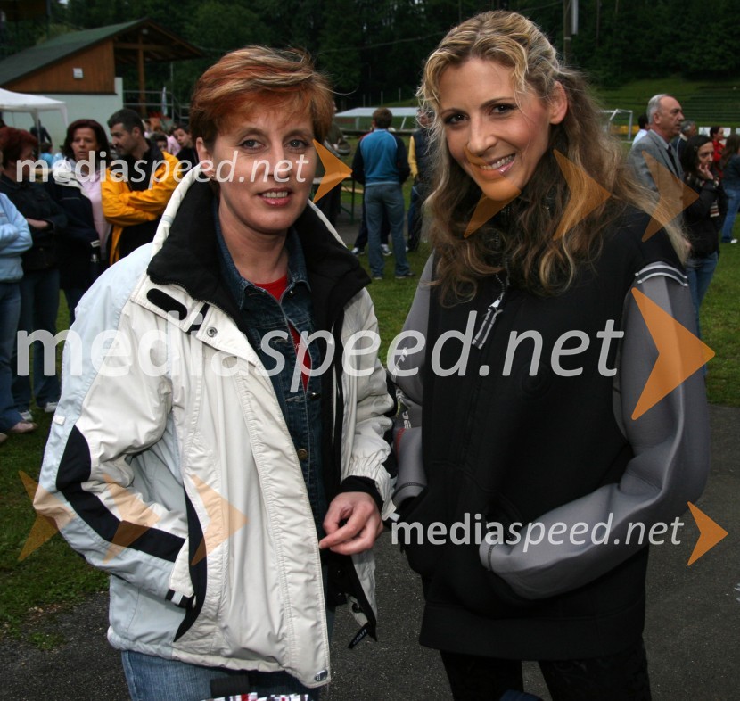 Danica Ksela, novinarka POP tv v Mariboru in Diana, Duo Platin10 let televizije RTS Maribor