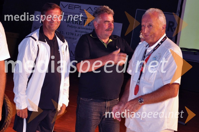 Karl Erjavec in ... ter Marjan Gaberšek, organizatorVIP teniški turnir 2010