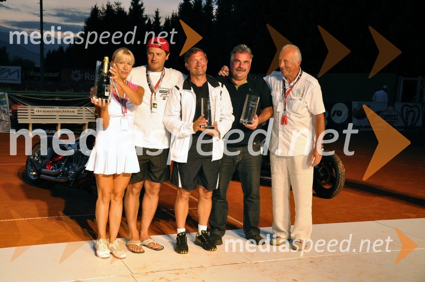 ... in ... ter Karl Erjavec in ... ter Marjan Gaberšek, organizatorVIP teniški turnir 2010