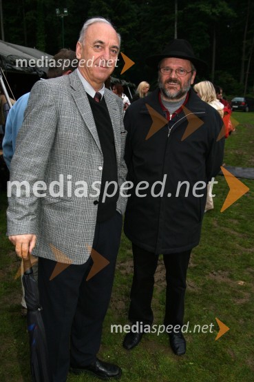 Janez Ujčič, lastnik televizije RTS Maribor in Vili Rezman, župan občine Ruše ter poslanec v državnem zboru10 let televizije RTS Maribor