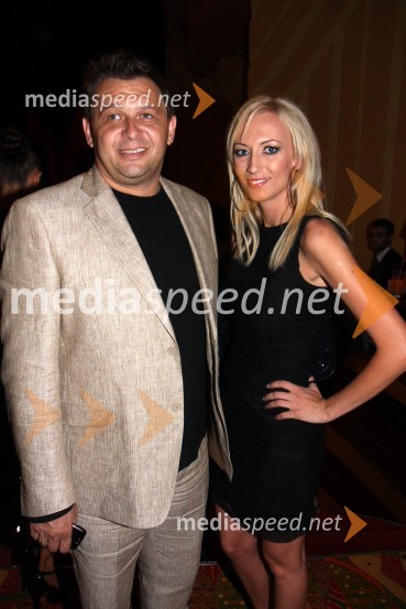 Damir Osredečki, direktor agencije Epa ideja in lastnik licence za Miss Slovenije in Eva Repič, vodja projekta Miss SlovenijeMiss Slovenije 2010, Top model in Talent show