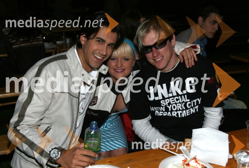 Domen Kumer in Mirna Reynolds, pevca in Steffanio10 let televizije RTS Maribor