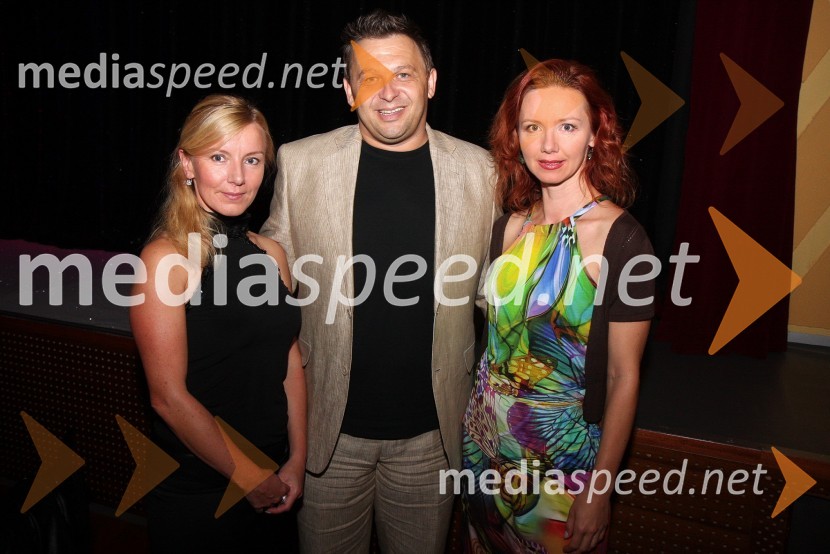 Darja Hlade, marketing Vulcano Models, Damir Osredečki, direktor agencije Epa ideja in lastnik licence za Miss Slovenije ter Metka Klajderič Kobler, lastnica agencije Vulcano modelsMiss Slovenije 2010, Top model in Talent show