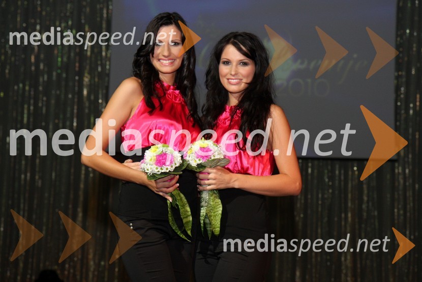 Sandra Skutnik, zmagovalka Talent Show za Miss Slovenije 2010 in Sandra Adam, zmagovalka izbora Top Model za Miss Slovenije 2010Miss Slovenije 2010, Top model in Talent show