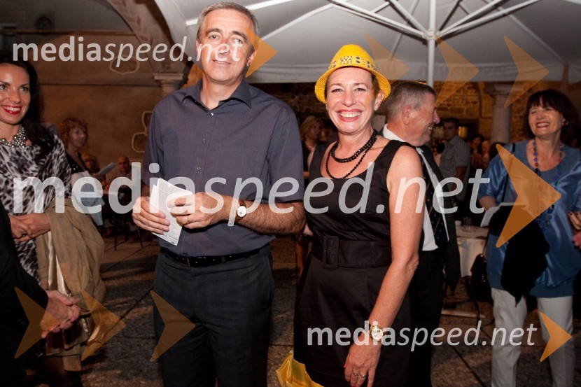 Aleš Zalar, minister za pravosodje in Milenka Knez, Mial media marketingPaco de Lucia zaključil Festival Ljubljana 2010