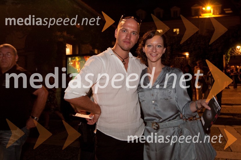 Saša Mrak, vodja odnosov z javnostmi časopisne družbe Dnevnik, d. d. in Boštjan PodvršičPaco de Lucia zaključil Festival Ljubljana 2010