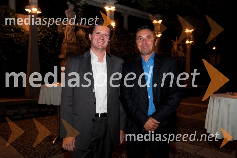 Marko Kolbl, lastnik Radia Center in direktor podjetja Europlakat in Boštjan Berčan, EuroplakatPaco de Lucia zaključil Festival Ljubljana 2010