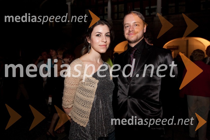 Uroš Anderlič, direktor strateškega razvoja Kranjske investicijske družbe in Eva PetričPaco de Lucia zaključil Festival Ljubljana 2010