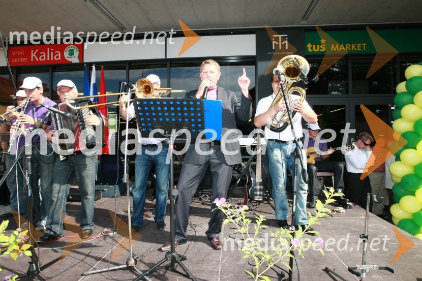 Rudi Šantl, pevecTržnica Maribor, odprtje osrednjega pokritega dela mariborske tržnice