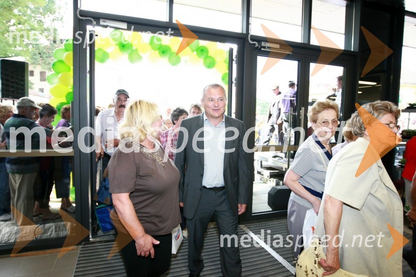 Franc Kangler, župan Mestne občine MariborTržnica Maribor, odprtje osrednjega pokritega dela mariborske tržnice