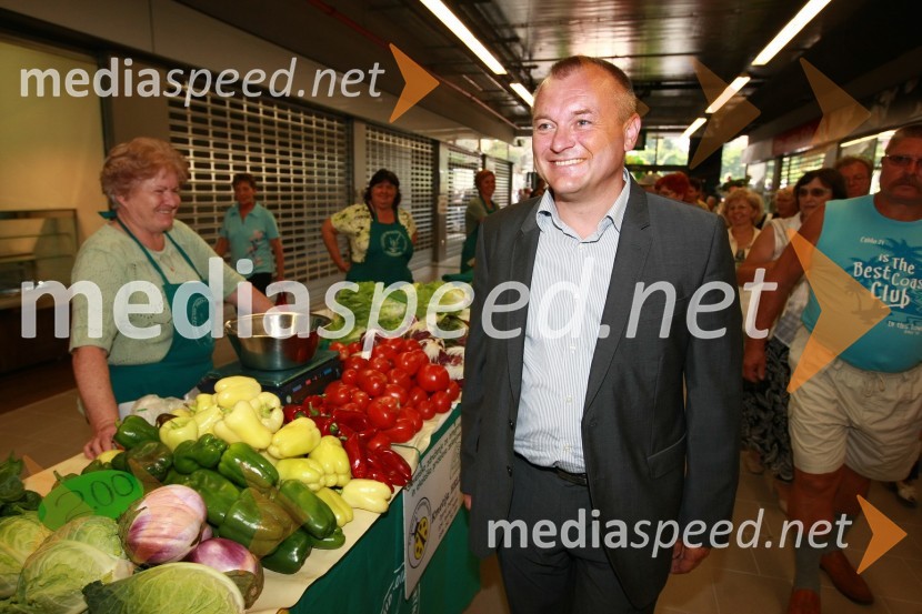 Franc Kangler, župan Mestne občine MariborTržnica Maribor, odprtje osrednjega pokritega dela mariborske tržnice