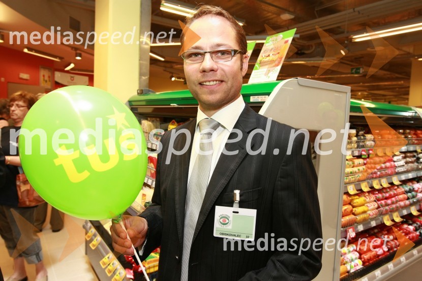 Matjaž Zadravec, direktor holdinga TušTržnica Maribor, odprtje osrednjega pokritega dela mariborske tržnice