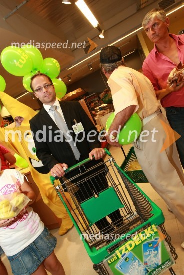 Matjaž Zadravec, direktor holdinga TušTržnica Maribor, odprtje osrednjega pokritega dela mariborske tržnice