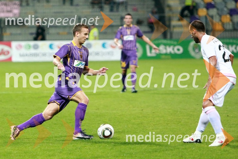 Aleš Mertelj nogometaš NK Maribor in ...NK Maribor - Palermo, 4. krog kvalifikacij za Ligo Europa, povratna tekma