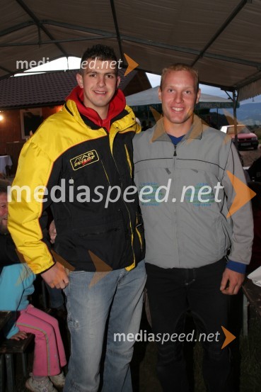 Miha Špindler in Damjan Smrekar (Slovenija)MOTOKROS, 4. dirka za evropsko prvenstvo do 250 ccm