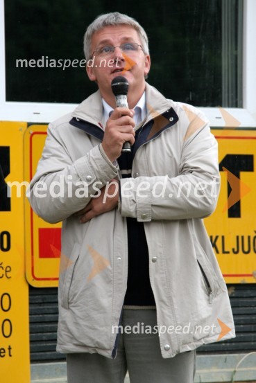 Janez Jazbec, župan občine Slovenske KonjiceMOTOKROS, 4. dirka za evropsko prvenstvo do 250 ccm