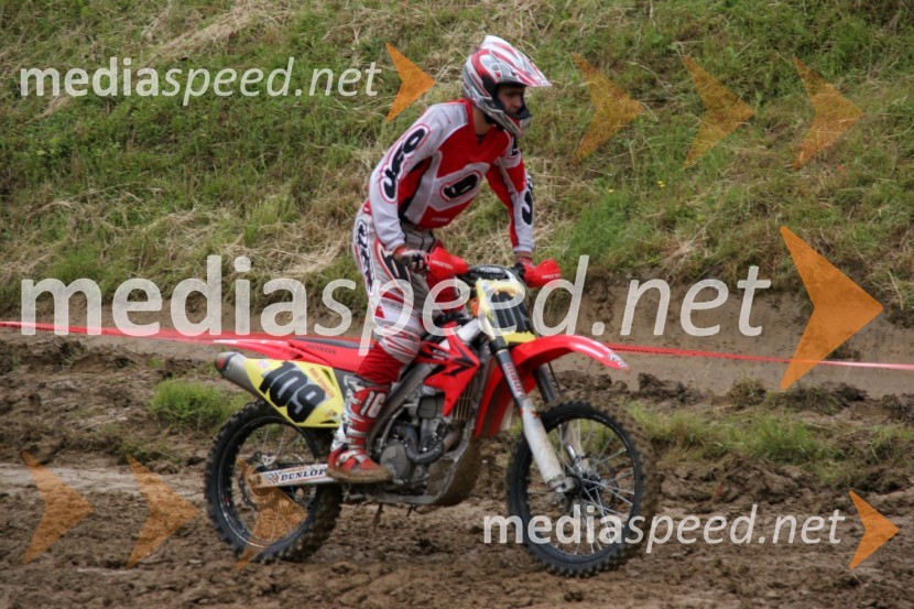 Miha Špindler (Slovenija)MOTOKROS, 4. dirka za evropsko prvenstvo do 250 ccm