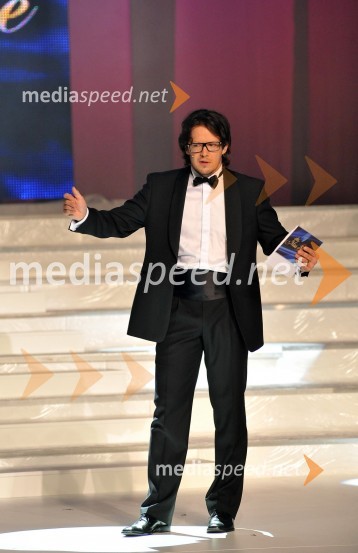Boštjan Kljun, voditelj prireditveMiss Slovenije 2010, finale