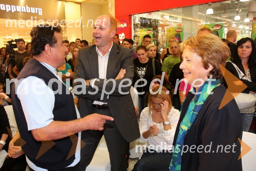 Dr. Melqart Mohamad Berro, Mestni svetnik MOM, Boštjan Brantuša, direktor trgovskega središča Europark, ... in Melita Cimerman, kandidatka za županjo Mestne občine MariborEuropark praznuje 10 let, modna revija