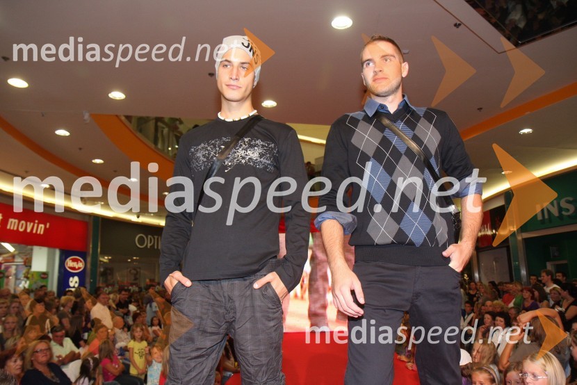 ..., maneken ter Denis Malačič, snovalec oddaje Veliko platno na TV RTS Maribor in manekenEuropark praznuje 10 let, modna revija