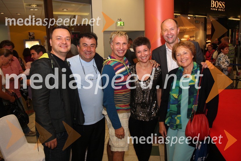 Sašo Papp, moderator na Radiu Center in povezovalec programa, dr. Melqart Mohamad Berro, Mestni svetnik MOM, Igor Jelen Iggy, lastnik plesnega studia Igen, Petra Romih, vodja marketinga v Europarku, Boštjan Brantuša, direktor trgovskega središča Europark ter Melita Cimerman, kandidatka za županjo Mestne občine MariborEuropark praznuje 10 let, modna revija