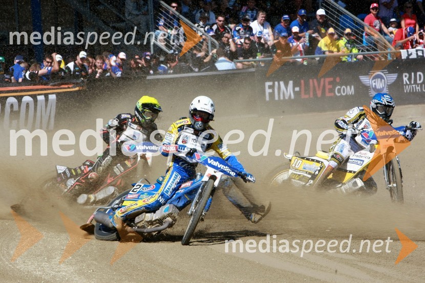 Tomasz Gollob (Poljska), Tai Woffinden (Velika Britanija) in Hans Andersen (Danska)Speedway, SGP 2010, VN Hrvaške  2010