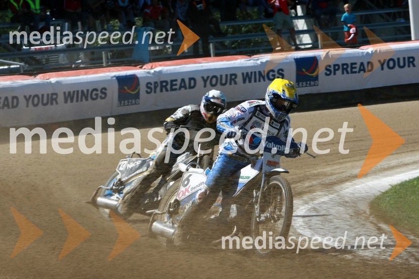 Nicki Pedersen (Danska) in Jaroslaw Hampel (Poljska)Speedway, SGP 2010, VN Hrvaške  2010