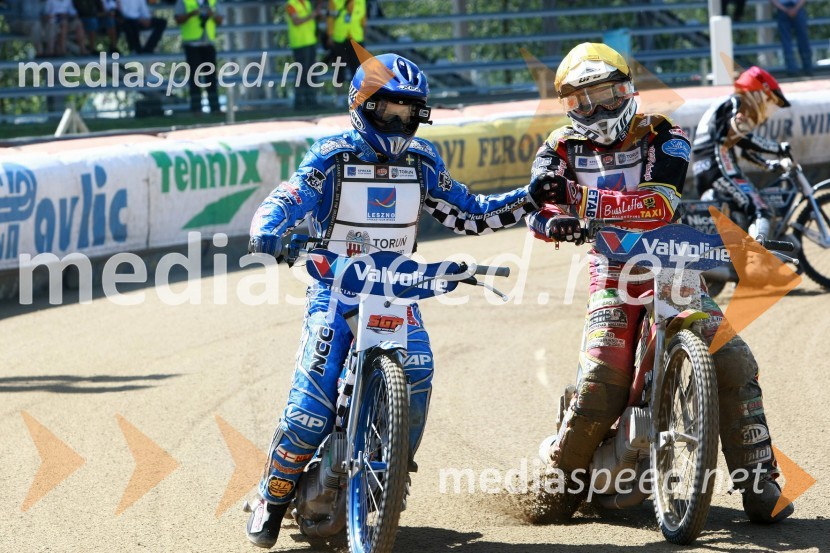 Friderik Lindgren (Švedska) in Magnus Zetterstrom (Švedska)Speedway, SGP 2010, VN Hrvaške  2010