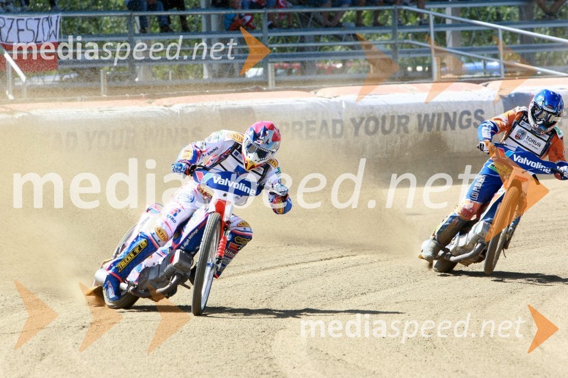 Jason Crump (Avstralija) in Chris Harris (Velika Britanija)Speedway, SGP 2010, VN Hrvaške  2010