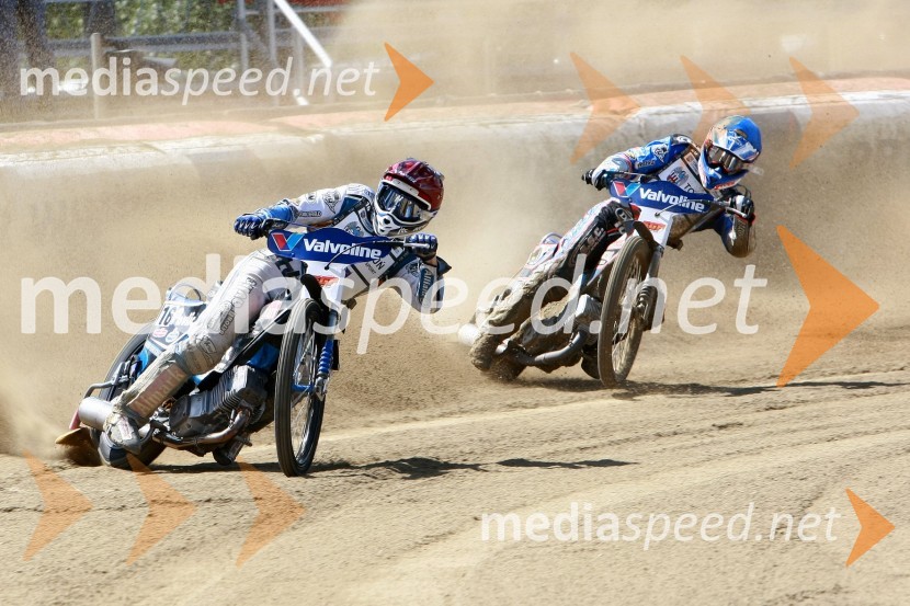 Jurica Pavlic (Hrvaška) in Davey Watt (Avstralija)Speedway, SGP 2010, VN Hrvaške  2010