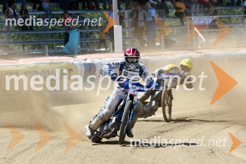 Jurica Pavlic (Hrvaška) in Tomasz Gollob (Poljska)Speedway, SGP 2010, VN Hrvaške  2010