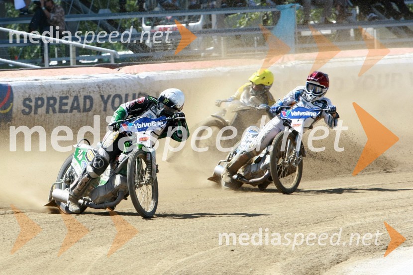 Greg Hancock (ZDA), Tomasz Gollob (Poljska) in Jurica Pavlic (Hrvaška)Speedway, SGP 2010, VN Hrvaške  2010