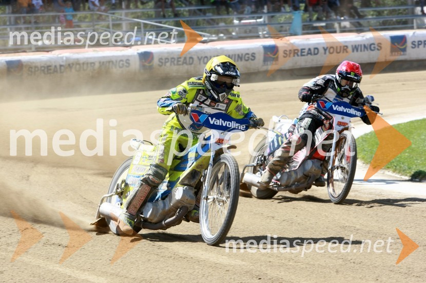 Kenneth Bjerre (Danska) in Tai Woffinden (Velika Britanija)Speedway, SGP 2010, VN Hrvaške  2010