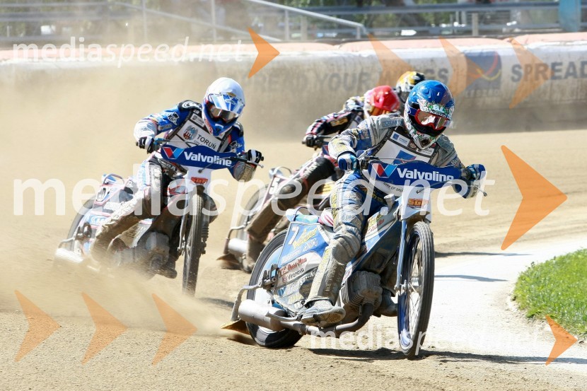 Rune Holta (Poljska), Davey Watt (Avstralija) in Andreas Jonsson (Švedska)Speedway, SGP 2010, VN Hrvaške  2010