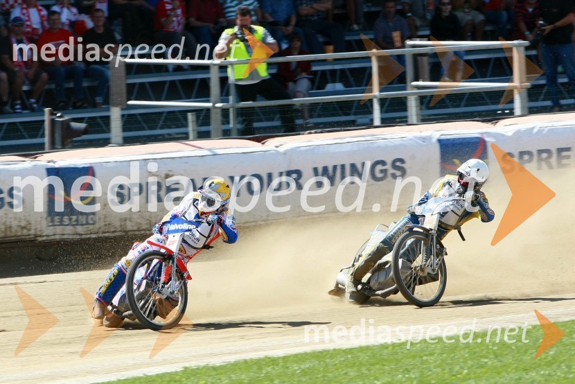 Jason Crump (Avstralija) in Tomasz Gollob (Poljska)Speedway, SGP 2010, VN Hrvaške  2010
