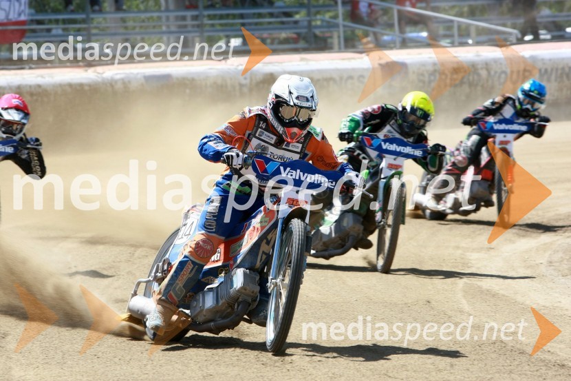 Chris Harris (Velika Britanija), Greg Hancock (ZDA) in Tai Woffinden (Velika Britanija)Speedway, SGP 2010, VN Hrvaške  2010
