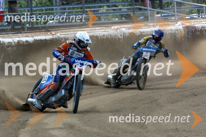 Chris Harris (Velika Britanija) in Tomasz Gollob (Poljska)Speedway, SGP 2010, VN Hrvaške  2010